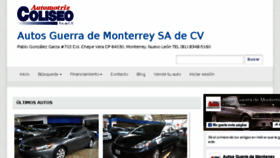 What Automotrizcoliseo.com website looked like in 2018 (6 years ago)
