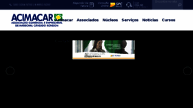 What Acimacar.com.br website looked like in 2018 (6 years ago)
