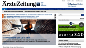 What Aerzte-zeitung.com website looked like in 2018 (6 years ago)