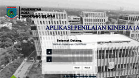 What Apik.tangerangselatankota.go.id website looked like in 2018 (6 years ago)