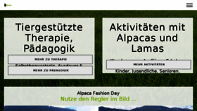 What Alpaca-lama.com website looked like in 2018 (6 years ago)