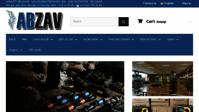 What Abzav.com website looked like in 2018 (5 years ago)