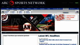 What Abcsportsnetwork.ag website looked like in 2018 (6 years ago)