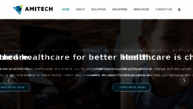 What Amitechsolutions.com website looked like in 2018 (6 years ago)
