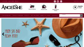 What Angelshe.com website looked like in 2018 (6 years ago)