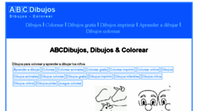 What Abcdibujos.com website looked like in 2018 (6 years ago)