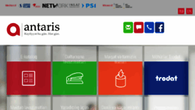 What Antaris.az website looked like in 2018 (6 years ago)