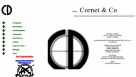 What Armes-cornet.com website looked like in 2018 (6 years ago)