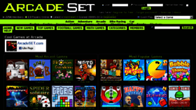 What Arcadeset.com website looked like in 2018 (5 years ago)