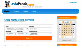 What Aviapanda.com website looked like in 2018 (5 years ago)