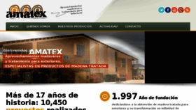 What Amatex.es website looked like in 2018 (6 years ago)