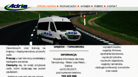 What Adriabus.pl website looked like in 2018 (6 years ago)
