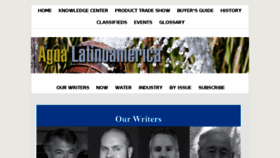 What Agualatinoamerica.com website looked like in 2018 (6 years ago)