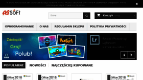 What Absoft.pl website looked like in 2018 (6 years ago)