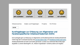 What Arbeitszufriedenheit.net website looked like in 2018 (6 years ago)