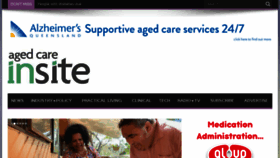 What Agedcareinsite.com.au website looked like in 2018 (6 years ago)