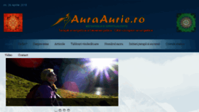 What Auraaurie.ro website looked like in 2018 (6 years ago)