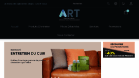 What Art-cuir.fr website looked like in 2018 (5 years ago)