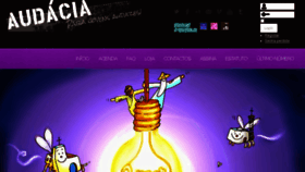 What Audacia.org website looked like in 2018 (7 years ago)