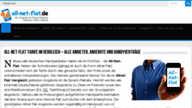 What All-net-flat.de website looked like in 2018 (5 years ago)