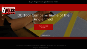 What Anglertool.net website looked like in 2018 (6 years ago)