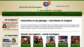 What Abo-frosch.de website looked like in 2018 (6 years ago)