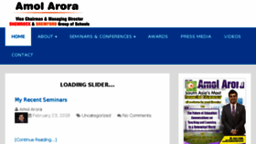What Amolarora.com website looked like in 2018 (6 years ago)