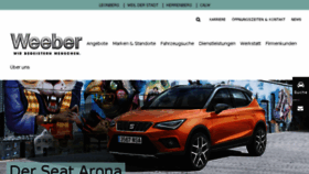 What Autohaus-weeber.de website looked like in 2018 (5 years ago)