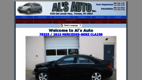What Alsautopa.com website looked like in 2018 (5 years ago)