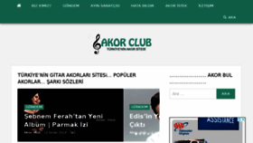 What Akor.club website looked like in 2018 (6 years ago)