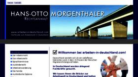What Arbeiten-in-deutschland.com website looked like in 2018 (6 years ago)