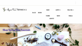 What Angelfacebotanicals.com website looked like in 2018 (6 years ago)