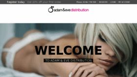 What Adamandevedistribution.co.uk website looked like in 2018 (7 years ago)