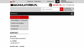 What Akumulatorek.pl website looked like in 2018 (6 years ago)