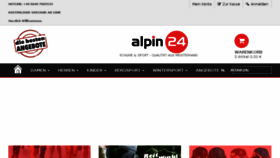 What Alpin24.com website looked like in 2018 (6 years ago)