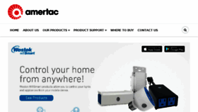 What Amertac.com website looked like in 2018 (6 years ago)