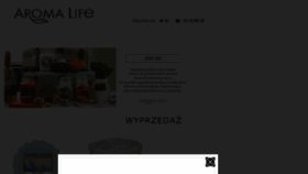 What Aromalife.pl website looked like in 2018 (6 years ago)