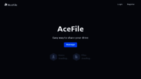 What Acefile.co website looked like in 2018 (5 years ago)