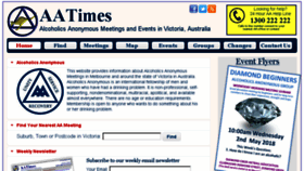 What Aatimes.org.au website looked like in 2018 (6 years ago)
