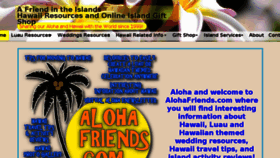 What Alohafriends.com website looked like in 2018 (6 years ago)