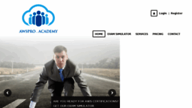 What Awspro.academy website looked like in 2018 (8 years ago)
