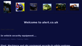 What Alert.co.uk website looked like in 2018 (6 years ago)