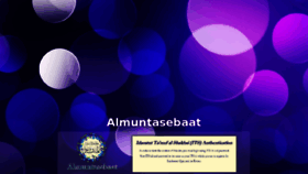 What Almuntasebaat.com website looked like in 2018 (5 years ago)