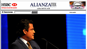 What Alianzatex.com website looked like in 2018 (6 years ago)