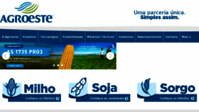 What Agroeste.com.br website looked like in 2018 (6 years ago)