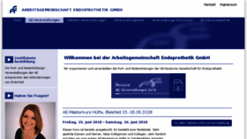 What Ae-gmbh.com website looked like in 2018 (6 years ago)