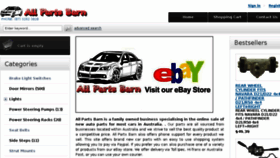 What Allpartsbarn.com.au website looked like in 2018 (5 years ago)