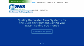 What Aussiewatersavers.com.au website looked like in 2018 (5 years ago)