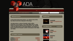 What Ada.untergrund.net website looked like in 2018 (5 years ago)