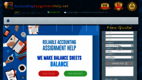 What Accountingassignment.net website looked like in 2018 (6 years ago)